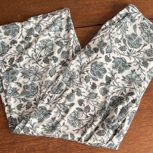 J Jill Floral Patterned Pants wide leg - MT